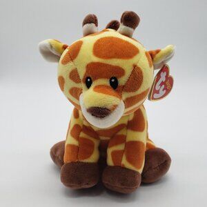 RETIRED! BABY TY "Gracie" Ultra Soft Giraffe Stuffed Animal - AS IS
